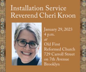 Reverend Cheri Kroon Installation Service